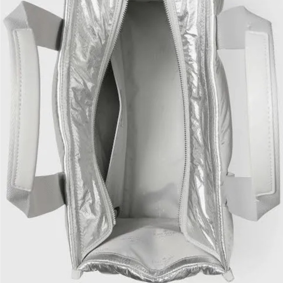 Kate Spade Metallic Silver Puffy Tote - Picture 3 of 6